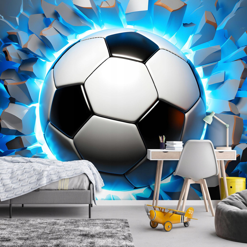 Wallpaper Fußball 3D für Jungen Jugend Wallpaper für Kinder 400X280