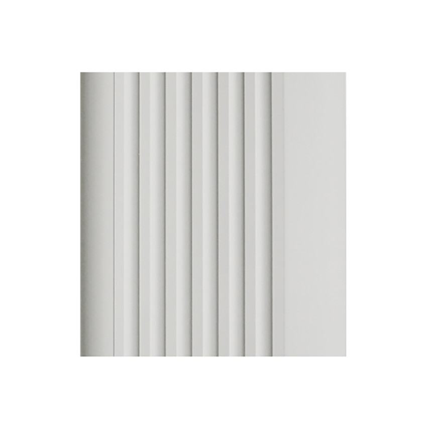 Treppenkantenprofil 70x40 mm, Treppenprofil PVC für Treppenstufen, Treppenkantenschutz mit Rillen, Antirutsch, RGPD, grau, 150 cm