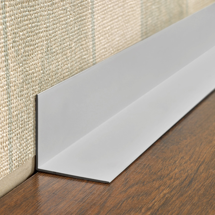 Winkelprofil Selbstklebend  , Hart-PVC Kantenschutzprofil, Winkelleiste für Innenecken, L-Form, KTZ, grün