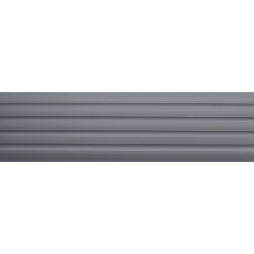 PVC Antirutsch Klebeband 35 mm, Anti-Rutsch Streifen für Treppenstufen, Badewanne, Dusche, dunkelgrau, 5 m