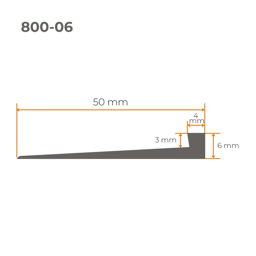 Teppichleiste Einklebeleiste , PVC Verbindungselement für Teppichboden, Flexibel, schwarz