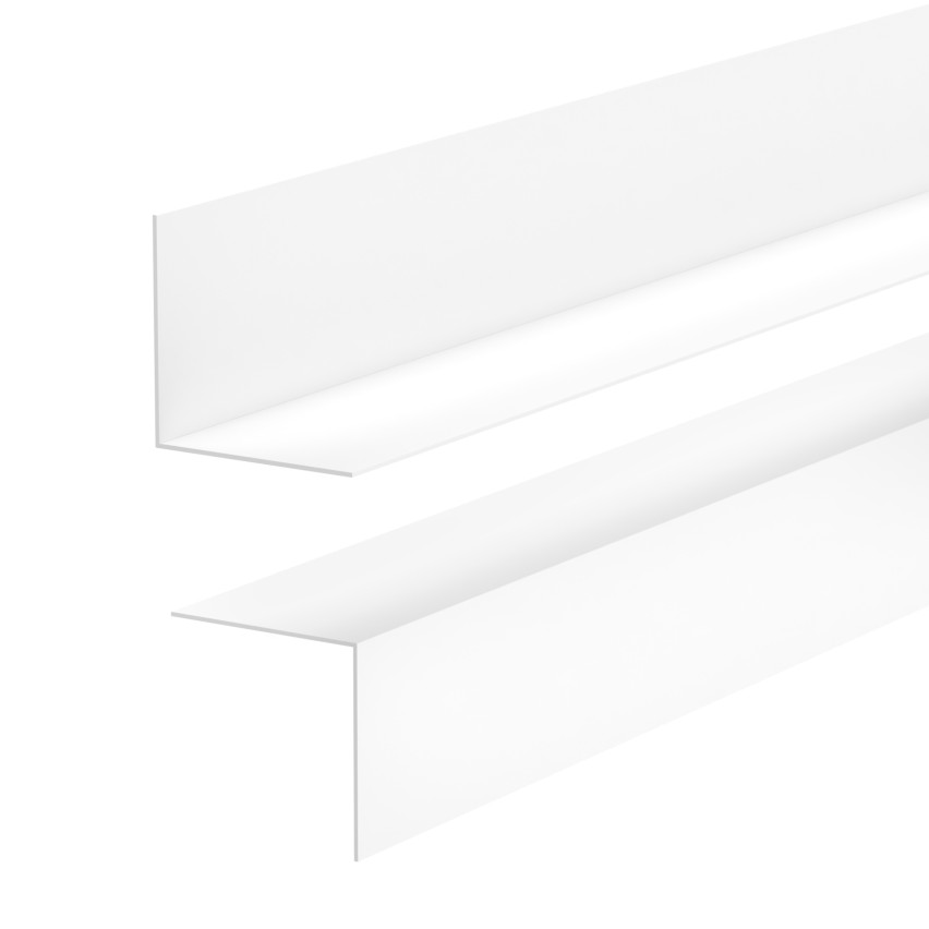 PVC-Sockelleiste – hart, weiß
