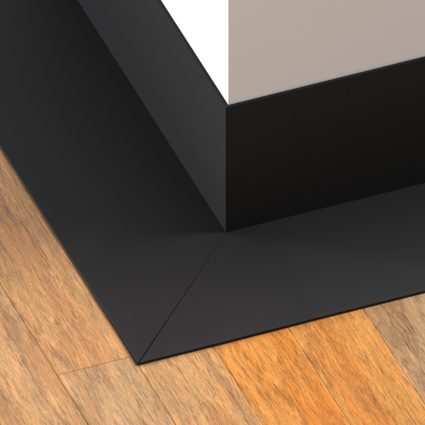 PVC-Sockelleiste – hart, weiß