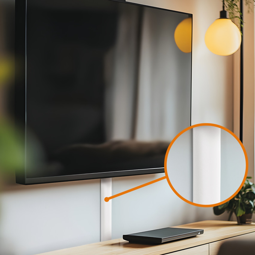 Kabelkanal PVC Kabelbrücke Boden, Stolperschutz, 3 Kanäle, Trapezförmig, Zuschneidbar , dunkelgrau, 200 cm