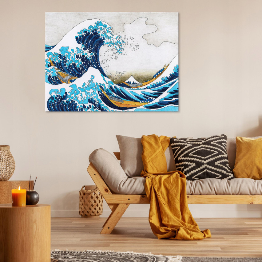 Gemälde große Welle in Känguru auf Leinwand Wand für Wohnzimmer Schlafzimmer 40x30