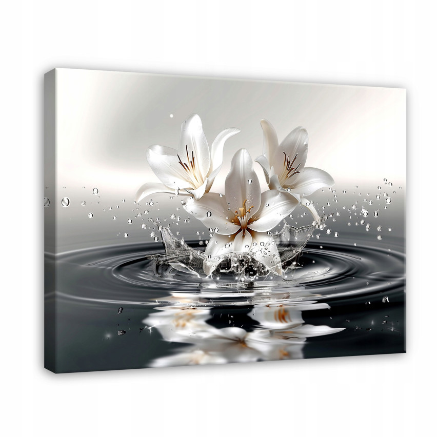 SCHLAFZIMMERBILD FÜR DAS WOHNZIMMER KÜCHE BLUMEN MODERN AUF WANDPLATTE 120x80 PP15288