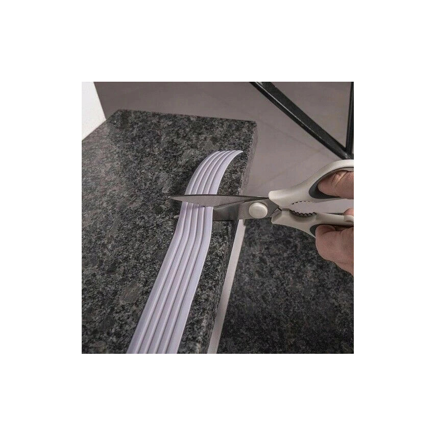 PVC Antirutsch Klebeband 35 mm, 5 m, schwarz-silber, Anti-Rutsch Streifen für Treppenstufen, Badewanne, Dusche