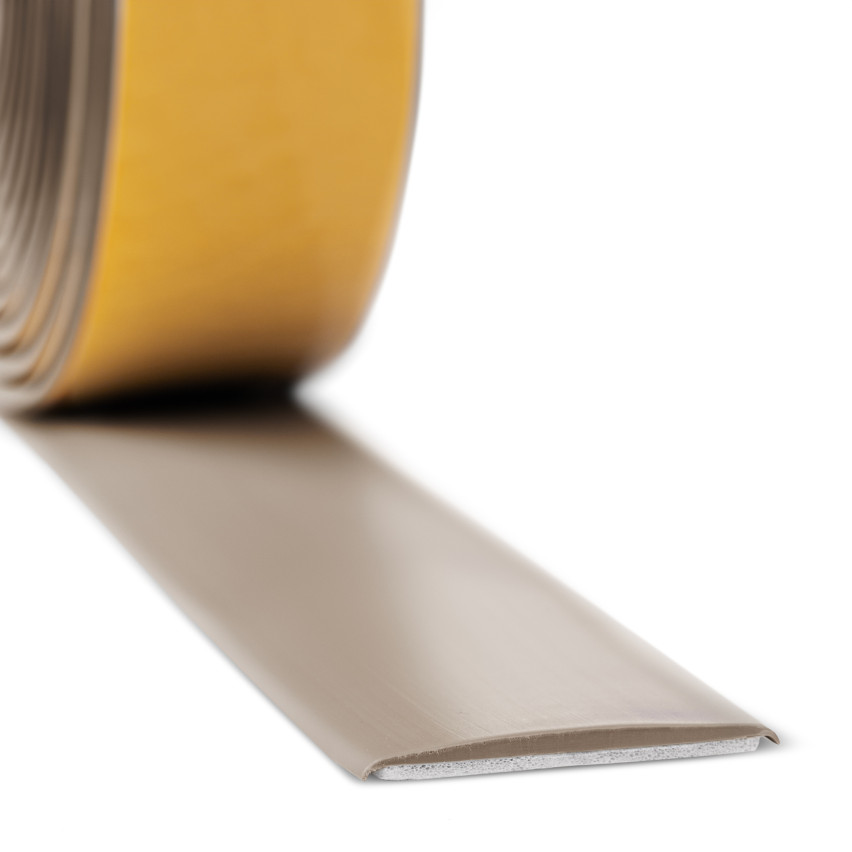 Übergangsprofil Selbstklebend PVC Übergangsleiste für Türschwellen, Übergänge zwischen Bodenbelägen, beige