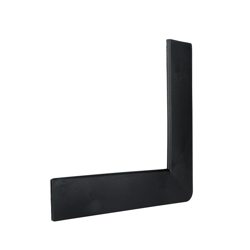 PVC Sockelleiste an Treppen, Wandleiste für Stufen, Innenelement, P2, schwarz