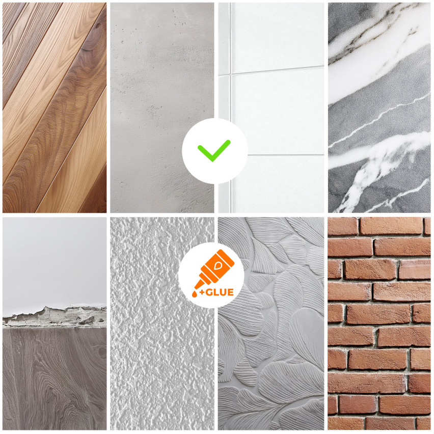 4in1 Multifunktionsleiste, Weichsockelleiste Selbstklebend 120 mm, Abschlussleiste Multifunktional, Flexibel, Dekorativ, UV-beständig, W2, sandig