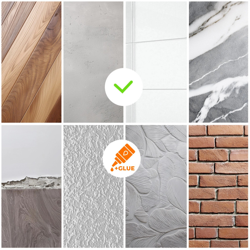 4in1 Multifunktionsleiste, Weichsockelleiste Selbstklebend 120 mm, Abschlussleiste Multifunktional, Flexibel, Dekorativ, UV-beständig, W2, sandig