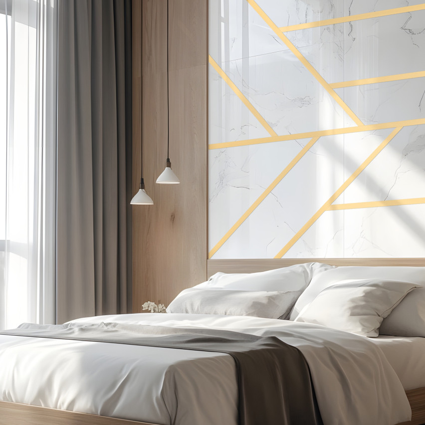 Zierleiste Selbstklebend beige, PVC Flachlesite für Heimdekoration, flexibel, glatt
