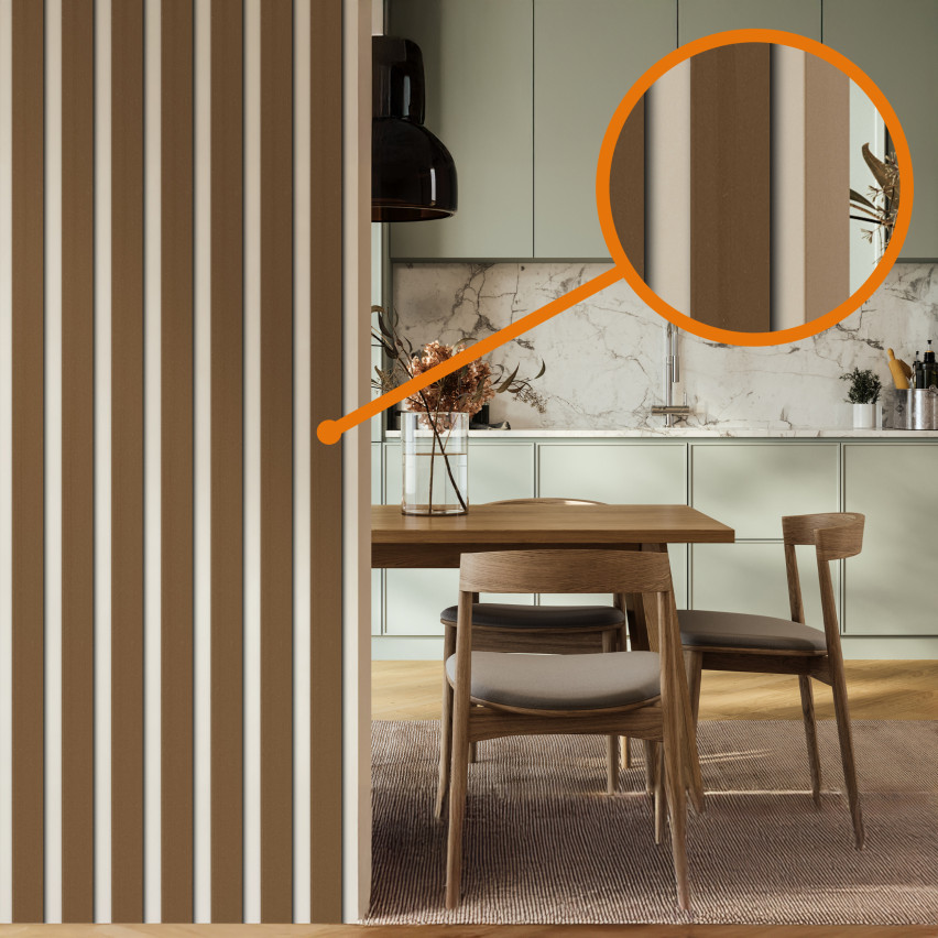 Zierleiste Selbstklebend beige, PVC Flachlesite für Heimdekoration, flexibel, glatt