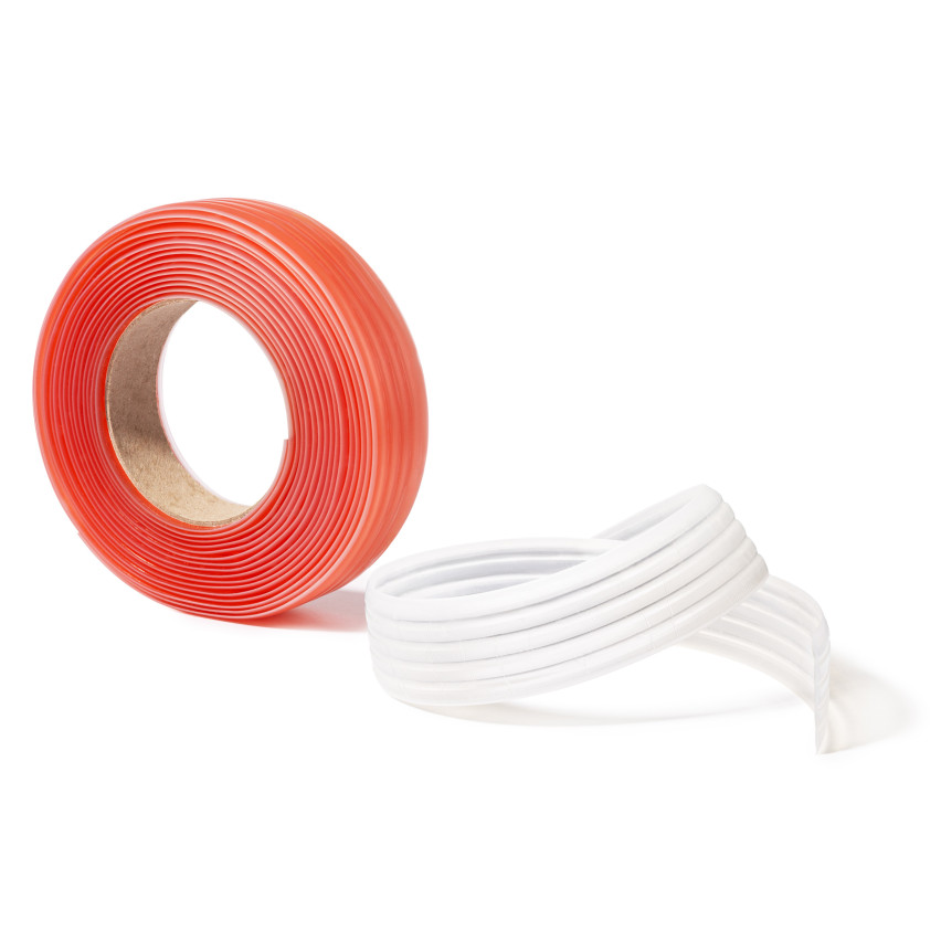 PVC Antirutsch Klebeband 35 mm, Anti-Rutsch Streifen für Treppenstufen, Badewanne, Dusche, transparent, 5 m