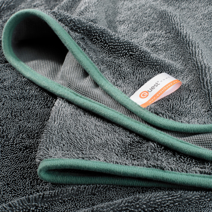 Mikrofasertuch, Reinigungstuch aus Microfaser für Autopflege - So Dry, grau