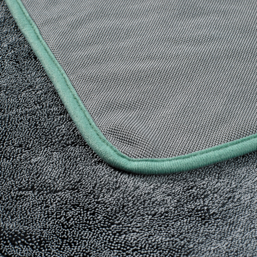 Mikrofasertuch, Reinigungstuch aus Microfaser für Autopflege - So Dry, grau