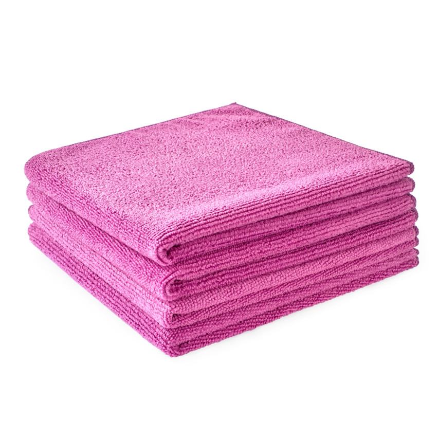 Mikrofasertuch, Reinigungstuch, Allzwecktuch aus Microfaser - All Pink, rosa