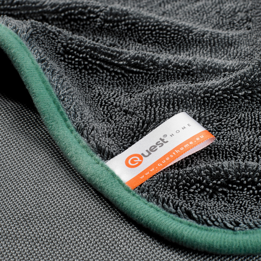 Mikrofasertuch, Reinigungstuch aus Microfaser für Autopflege - So Dry, grau