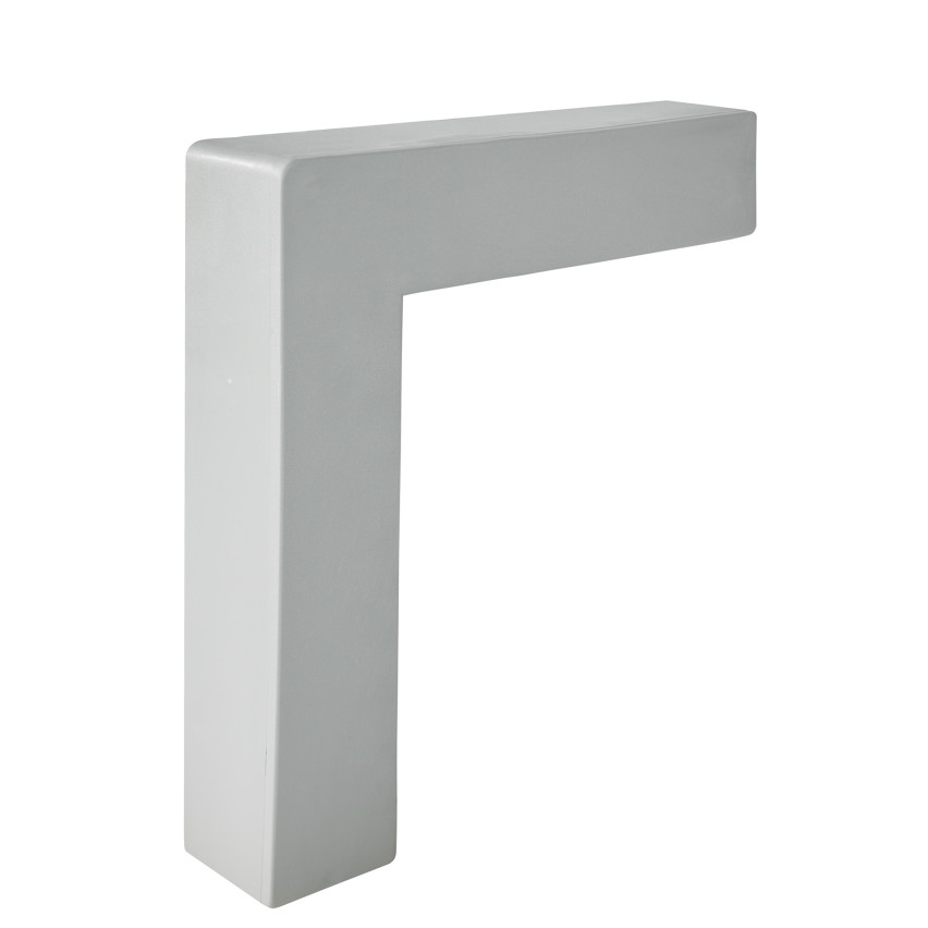 5-tlg. Abschluss Set für Treppen - PVC Treppenkantenprofil + seitliche Abdeckungen , 52x40mm, grau