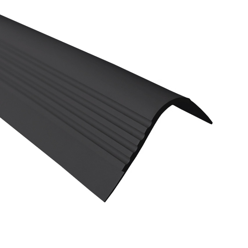 Rutschfestes Treppenprofil 40x42mm, 150cm, schwarz