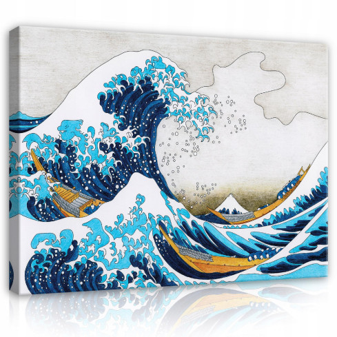 Gemälde große Welle in Känguru auf Leinwand Wand für Wohnzimmer Schlafzimmer 60x40