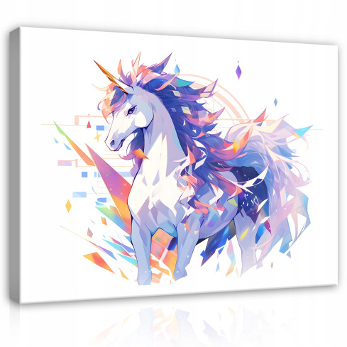 Gemälde für ein Mädchenzimmer Elefant auf einer Wandtafel modern 120x80