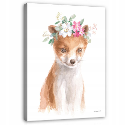 Gemälde für ein KINDERZIMMER Leinwandfuchs 60x40