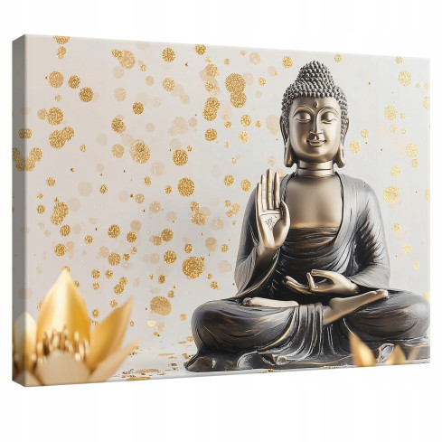 Wandtafel Gemälde Abstraktion Buddha für Schlafzimmer Wohnzimmer Küche 120x80