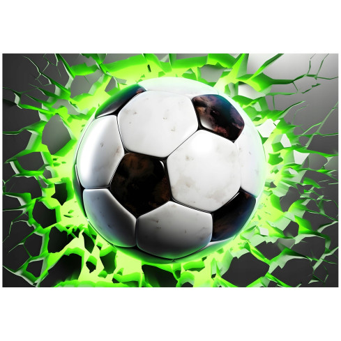 Fototapete Fußball 3D für Jungen Jugendtapete für Kinder 150X105