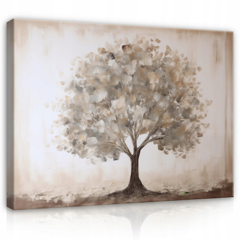 Wandpaneel ABSTRACT TREE VINTAGE FÜR SITZZIMMER 100x70