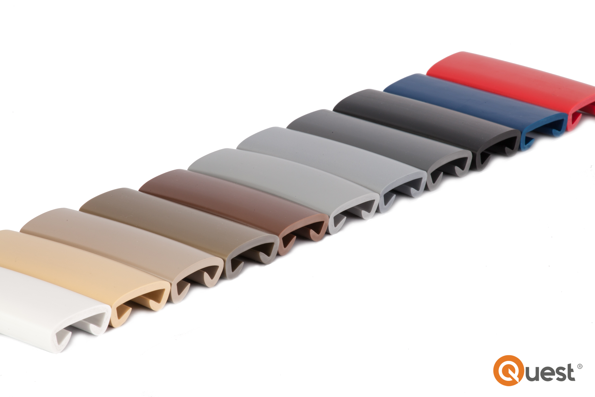 Handlauf PVC Treppenhandlauf Kunststoffhandlauf Geländer 40x8 9 Farben 5-20m 